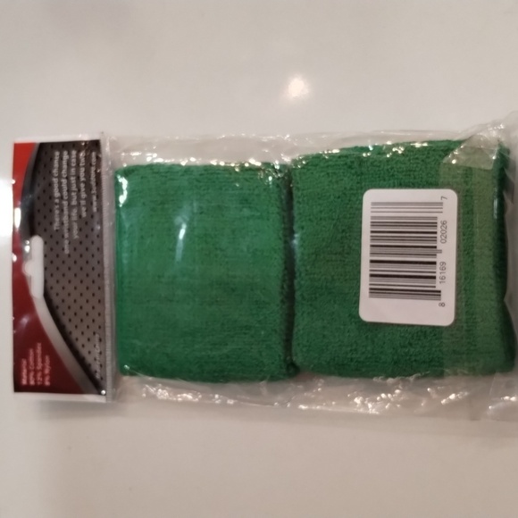 Suddora Green Wristbands Sweatband New - Picture 4 of 5